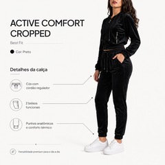 Conjunto Jaqueta Best Fit + Calça Active Comfort Plush Feminina - Foto 7