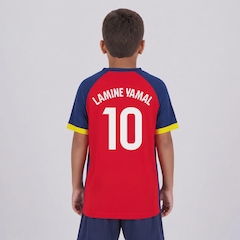 Camisa do Barcelona Culés 10 Lamine Yamal Infantil - Foto 1