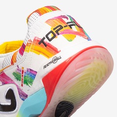 Chuteira de Futsal Adulto Joma Top Flex Plus Graffiti - Foto 7