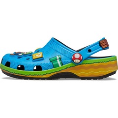 Sandália Unissex Crocs Super Mario Core Classic Clog Multi - Foto 3