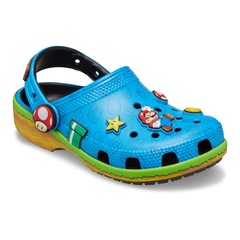 Sandália Infantil Crocs Super Mario Core Classic Clog K Multi - Foto 2