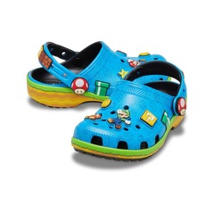 Sandália Infantil Crocs Super Mario Core Classic Clog K Multi - Foto 4