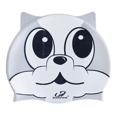 Touca de Natação Hammerhead Silicone Animal Kids Cachorrinho Infantil - Foto 1