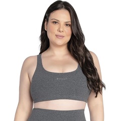 Top Academia Trinys Plus Size Básico Suplex F-11207 - Feminino - Foto 1