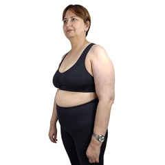Top Academia Selene Nadador Sem Costura Plus Size - Feminino - Foto 2