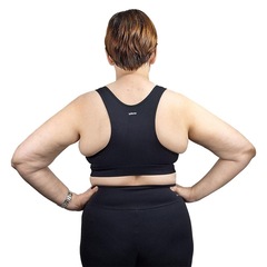 Top Academia Selene Nadador Sem Costura Plus Size - Feminino - Foto 3