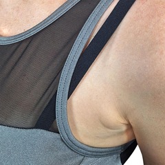 Top Academia Selene Com Recorte e Bojo - Feminino - Foto 4