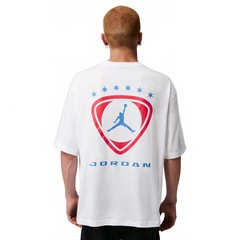 Camiseta Jordan Brooklyn Fleece Oversized Graphic Masculina - Foto 6