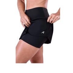 Saia Com Bermuda Authen Siganture Samba 3 Bolsos Feminino - Foto 4