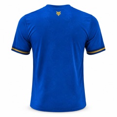 Camisa Cruzeiro Jacquard Edição Especial 1976 Gold Edition RetrôMania Masculino - Foto 5
