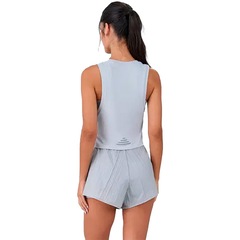 Camiseta Regata Alto Giro Cropped Feminina - Foto 2