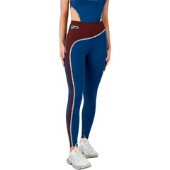 Calça Legging Alto Giro Recorte Assimétrico Feminino - Foto 1