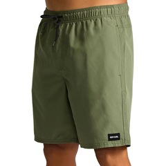 Bermuda Rip Curl Abi Washed Volley Brazil  Dark Olive Masculina - Foto 3