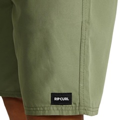 Bermuda Rip Curl Abi Washed Volley Brazil  Dark Olive Masculina - Foto 5