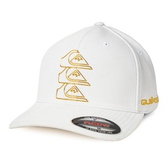 Boné Quiksilver Flexfit Chrome Three Logo - Foto 1