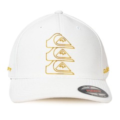 Boné Quiksilver Flexfit Chrome Three Logo - Foto 2