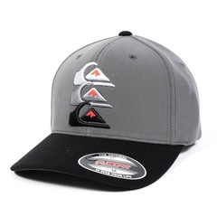 Boné Quiksilver Emb Three Logo Dark - Foto 1