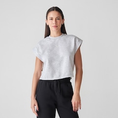 Camiseta New Balance French Terry Feminina - Foto 1