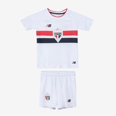 Kit Uniforme do São Paulo Home New Balance 2026 - Infantil - Foto 1