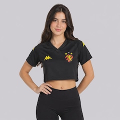 Cropped do Sport Recife Supporter 2026 Kappa Feminino - Foto 1