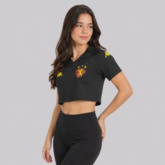 Cropped do Sport Recife Supporter 2026 Kappa Feminino - Foto 3