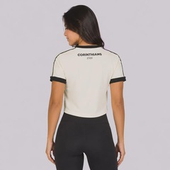 Cropped do Corinthians Logo Dry Feminino - Foto 4