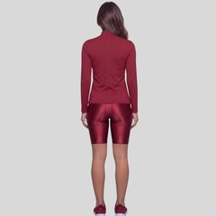 Conjunto Fitness Vekyo Blusa Térmica Proteção UV e Bermuda New Zig - Feminino - Foto 3