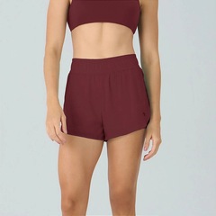 Shorts Alto Giro Sobreposto Eterno OU26 Feminino - Foto 1