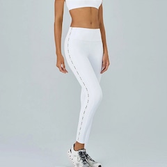Calça Legging Alto Giro Elástico Personalizado WT26 Feminina - Foto 1
