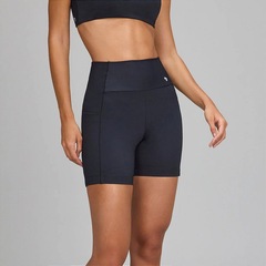 Bermuda Alto Giro Barra Com Silicone Feminina - Foto 1
