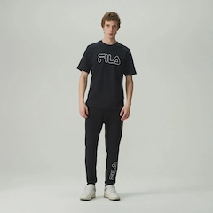 Camiseta Fila Regular Letter Outline Masculina - Foto 2