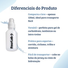 Garrafinha Squeeze FourLab Refil Suplemento Gel 120ml - Foto 6