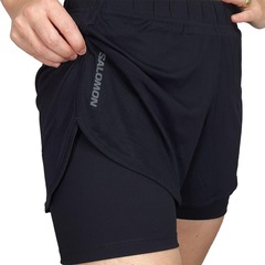 Short Salomon XA SONIC 2 em 1 Feminino - Foto 4