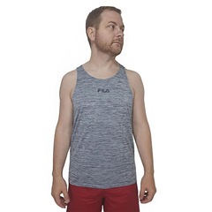 Camiseta Regata Fila Sport Melange Poliéster Masculina - Foto 1
