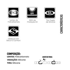 Oculos Natação Hammerhead Unicorn Kids - Foto 4