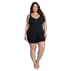 Maiô Macaquinho Trinys Com Fecho Plus Size Feminino - Foto 3
