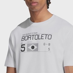 Camiseta adidas Audi Revolut Gabriel Bortoleto Masculina - Foto 3