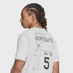 Camiseta adidas Audi Revolut Gabriel Bortoleto Masculina - Foto 4