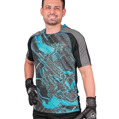 Camisa de Goleiro Poker Strength Manga Curta Unissex - Foto 3