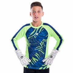 Camisa de Goleiro Poker Defender Manga Longa Infantil - Foto 1