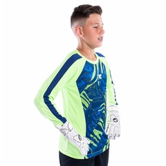 Camisa de Goleiro Poker Defender Manga Longa Infantil - Foto 2