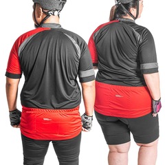 Camisa de Ciclismo Poker Hanya Plus Size Feminino Masculino - Foto 3