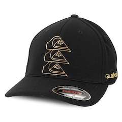 Boné Quiksilver Flexfit Chrome Three Logo - Foto 1