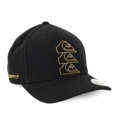 Boné Quiksilver Flexfit Chrome Three Logo - Foto 3