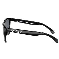 Óculos Oakley Frogskins Polished Black Grey - Foto 3