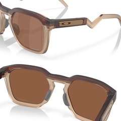 Óculos Oakley HSTN SQ Prizm Tungsten Matte Rootbeer - Foto 6