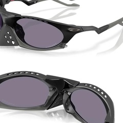 Óculos Oakley Plantaris Matte Black Prizm Grey - Foto 6