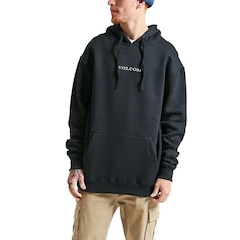 Blusão de Moletom Canguru Volcom Signature Masculino - Foto 1