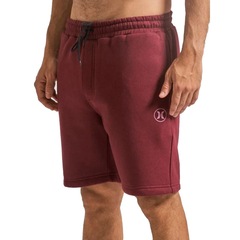 Bermuda de Moletom Hurley Circle Icon Masculina - Foto 1