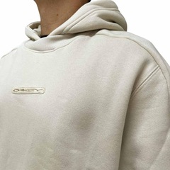 Blusão de Moletom Canguru Oakley Soho Hoodie Humus Masculino - Foto 3